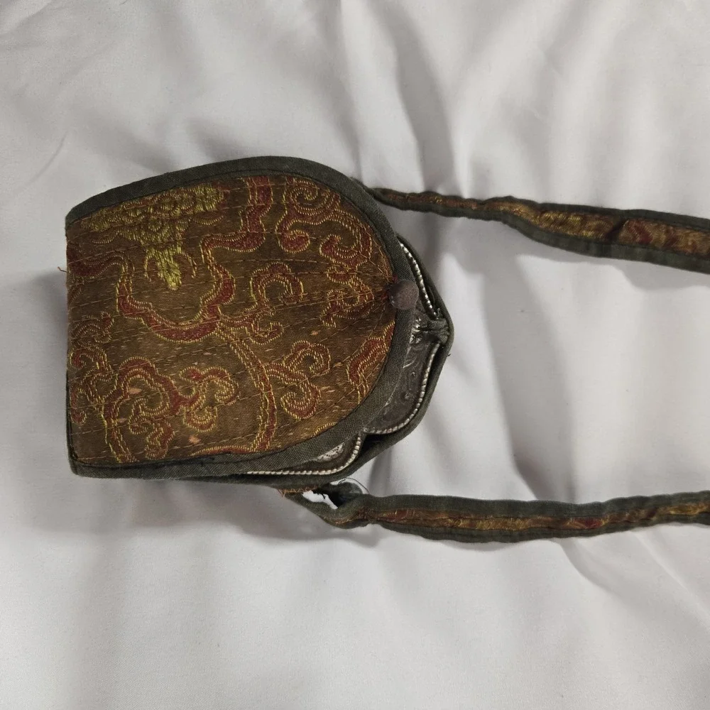 Vintage Tibetan Nepalese Ghau Gau Buddhist Traveling Prayer Shrine Pouch